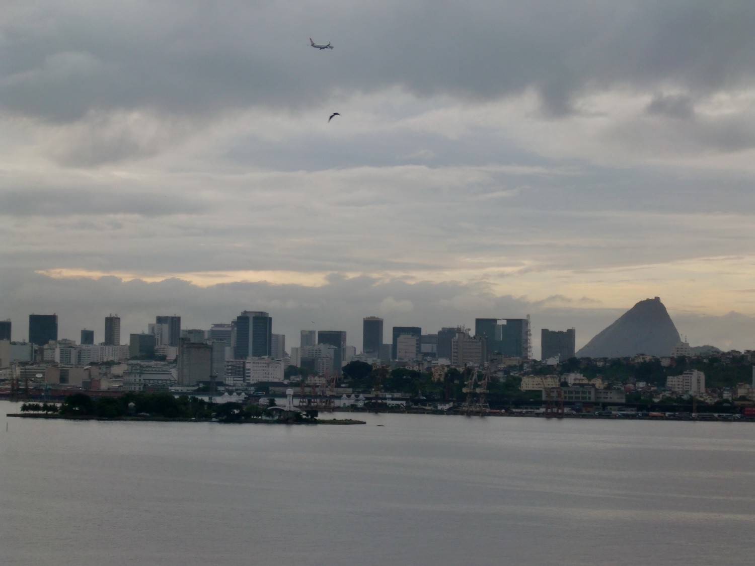 Skyline of Rio de Janeiro with Sugar Loaf